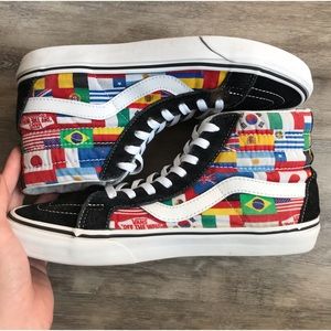 “Off the wall" vans, limited addition “the globe"